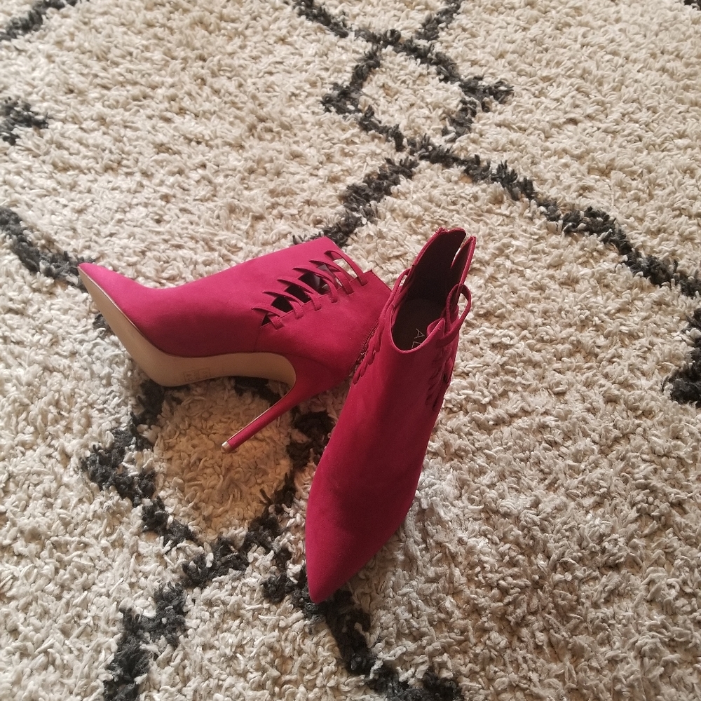 Red Aldo booties